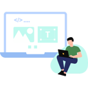 پیش‌نمایش فایل boy-is-coding-on-a-laptop-10752466 از پک شخصیت‌های شغلی