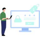پیش‌نمایش فایل boy-is-getting-discount-for-online-shopping-10752391 از پک شخصیت‌های شغلی