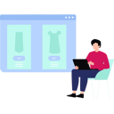 پیش‌نمایش فایل boy-is-looking-for-clothes-online-on-laptop-10752414 از پک شخصیت‌های شغلی