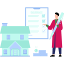 پیش‌نمایش فایل boy-is-marking-the-home-insurance-list-10752400 از پک شخصیت‌های شغلی