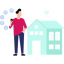 پیش‌نمایش فایل boy-is-purchasing-online-house-10752417 از پک شخصیت‌های شغلی