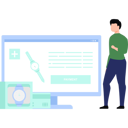 پیش‌نمایش فایل boy-is-purchasing-online-watch-10752418 از پک شخصیت‌های شغلی