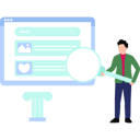پیش‌نمایش فایل boy-is-searching-for-a-website-10752383 از پک شخصیت‌های شغلی