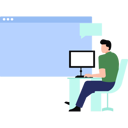 پیش‌نمایش فایل boy-is-working-on-monitor-10752369 از پک شخصیت‌های شغلی