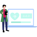 پیش‌نمایش فایل doctor-is-checking-up-for-medical-report-online-10752415 از پک شخصیت‌های شغلی