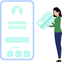 پیش‌نمایش فایل girl-is-logged-into-the-account-for-the-bank-card-10752457 از پک شخصیت‌های شغلی