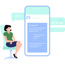 پیش‌نمایش فایل girl-is-paying-through-online-wallet-10752368 از پک شخصیت‌های شغلی