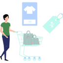 پیش‌نمایش فایل girl-is-shopping-10752413 از پک شخصیت‌های شغلی