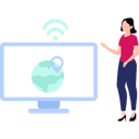 پیش‌نمایش فایل girl-is-showing-the-global-wi-fi-location-10752465 از پک شخصیت‌های شغلی