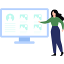 پیش‌نمایش فایل girl-is-showing-user-profile-on-monitor-10752376 از پک شخصیت‌های شغلی