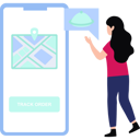 پیش‌نمایش فایل girl-is-tracking-a-food-delivery-order-10752382 از پک شخصیت‌های شغلی