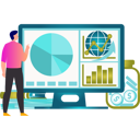 پیش‌نمایش فایل boy-pointing-at-pie-chart-on-the-screen-10736953 از پک اقتصاد جهانی