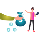 پیش‌نمایش فایل girl-pointing-at-dollar-bag-10736973 از پک اقتصاد جهانی