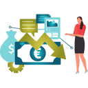 پیش‌نمایش فایل girl-showing-decrease-graph-of-money-10736963 از پک اقتصاد جهانی