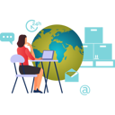 پیش‌نمایش فایل girl-working-on-global-economy-on-laptop-10736982 از پک اقتصاد جهانی