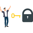 پیش‌نمایش فایل boy-is-happy-to-open-the-lock-with-the-key-10736764 از پک فراموشی رمز عبور