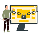 پیش‌نمایش فایل boy-is-looking-for-the-password-on-the-monitor-10736803 از پک فراموشی رمز عبور