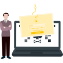 پیش‌نمایش فایل employee-is-doing-email-login-10736710 از پک فراموشی رمز عبور
