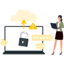 پیش‌نمایش فایل employee-is-securing-her-cloud-acount-10736702 از پک فراموشی رمز عبور
