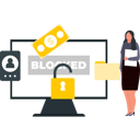 پیش‌نمایش فایل female-is-looking-at-the-blocked-on-the-screen-10736802 از پک فراموشی رمز عبور