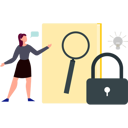 پیش‌نمایش فایل girl-is-pointing-to-find-the-lock-10736674 از پک فراموشی رمز عبور