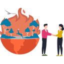 پیش‌نمایش فایل boy-and-girl-are-talking-about-climate-change-10632694 از پک تغییر اقلیم