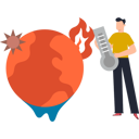 پیش‌نمایش فایل boy-is-checking-temperature-of-earth-with-thermometer-10632650 از پک تغییر اقلیم