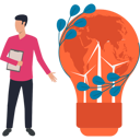 پیش‌نمایش فایل boy-is-giving-idea-of-global-global-environmental-10632557 از پک تغییر اقلیم