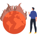 پیش‌نمایش فایل boy-is-pointing-at-burning-flames-causing-climate-change-10632575 از پک تغییر اقلیم