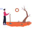 پیش‌نمایش فایل boy-looking-at-the-destruction-of-forest-10632683 از پک تغییر اقلیم