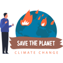 پیش‌نمایش فایل boy-talks-about-save-the-planet-from-climate-change-10632654 از پک تغییر اقلیم