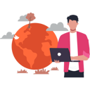 پیش‌نمایش فایل boy-working-on-laptop-for-climate-change-10632586 از پک تغییر اقلیم