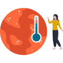 پیش‌نمایش فایل girl-is-pointing-to-climate-change-10632573 از پک تغییر اقلیم