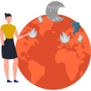 پیش‌نمایش فایل girl-is-showing-that-climate-change-is-causing-a-natural-disaster-10632569 از پک تغییر اقلیم