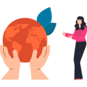 پیش‌نمایش فایل girl-is-talking-about-taking-care-of-the-earth-10632581 از پک تغییر اقلیم