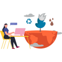 پیش‌نمایش فایل girl-is-working-on-a-monitor-for-climate-change-10632566 از پک تغییر اقلیم