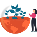 پیش‌نمایش فایل girl-showing-the-greenhouse-effect-10632675 از پک تغییر اقلیم