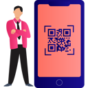 پیش‌نمایش فایل boy-is-making-digital-payment-10790808 از پک کیوآر کد