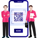 پیش‌نمایش فایل boys-are-scanning-code-for-payment-10790838 از پک کیوآر کد
