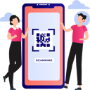پیش‌نمایش فایل employees-are-making-digital-payment-through-scanner-10790805 از پک کیوآر کد