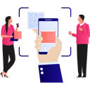 پیش‌نمایش فایل people-are-doing-mobile-scan-for-payment-10790804 از پک کیوآر کد