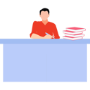پیش‌نمایش فایل boy-is-giving-exam-while-sitting-on-students-bench-10773283 از پک دانشگاه