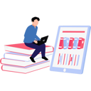 پیش‌نمایش فایل boy-is-reding-books-online-on-a-laptop-10773259 از پک دانشگاه