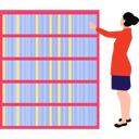 پیش‌نمایش فایل girl-is-standing-in-library-10773293 از پک دانشگاه