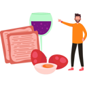 پیش‌نمایش فایل boy-is-pointing-at-breakfast-products-10772492 از پک روش هشانا (سال نو یهودی)