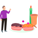 پیش‌نمایش فایل boy-is-telling-about-different-kinds-of-sweet-10772487 از پک روش هشانا (سال نو یهودی)