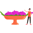 پیش‌نمایش فایل girl-is-holding-a-pomegranate-10772483 از پک روش هشانا (سال نو یهودی)