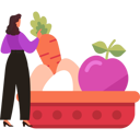 پیش‌نمایش فایل girl-is-looking-at-the-basket-of-grocery-10772498 از پک روش هشانا (سال نو یهودی)