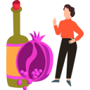 پیش‌نمایش فایل girl-is-looking-at-the-wine-bottle-10772467 از پک روش هشانا (سال نو یهودی)