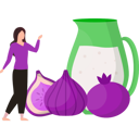 پیش‌نمایش فایل girl-is-looking-at-the-wine-jug-10772495 از پک روش هشانا (سال نو یهودی)